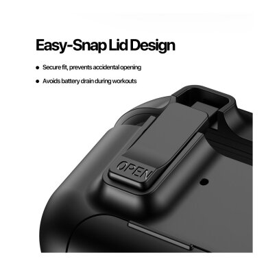 Airpods PRO 3 DUX DUCIS black PECQ Series dėklas 1