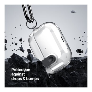 Airpods PRO 3 DUX DUCIS clear PECL Series dėklas 2