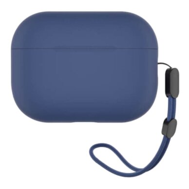 Airpods PRO 3 navy blue Mr. Monkey Liquid Silicone Protect dėklas