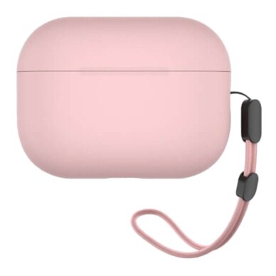 Airpods PRO 3 pink sand Mr. Monkey Liquid Silicone Protect dėklas