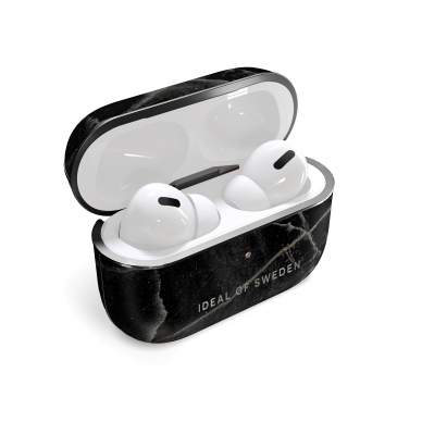 Airpods PRO iDeal Of Sweden dėklas Black Thunder Marble 2