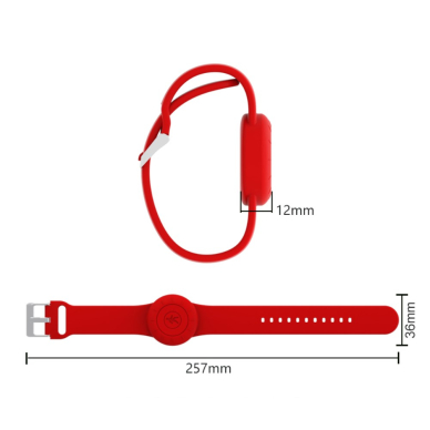 AirTag black waterproof apyrankė 6