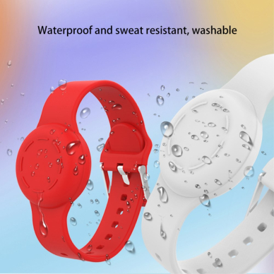 AirTag green waterproof apyrankė 4