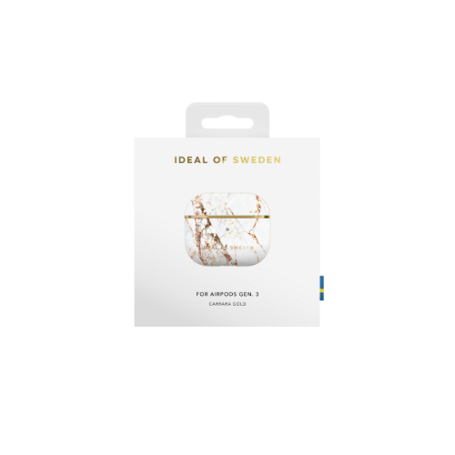 Airpods 3 iDeal Of Sweden Carrara Gold dėklas 3