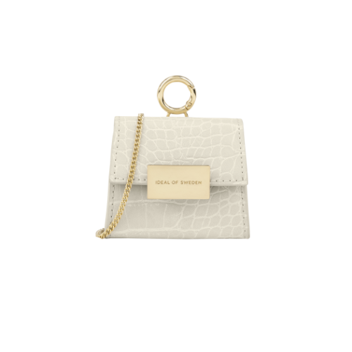 Airpods iDeal Of Sweden Bag Cream Beige Croco dėklas