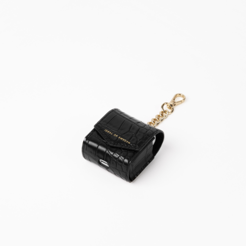 Airpods iDeal Of Sweden Bag Jet Black Croco dėklas 1