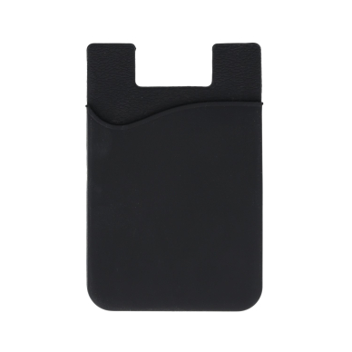 Ant telefono klijuojama įmautė kortelėms juoda