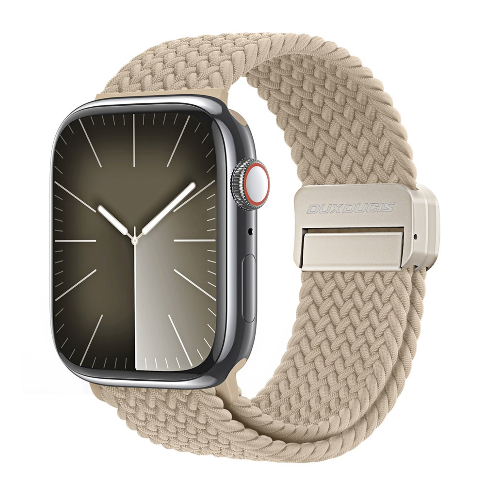 Apple Watch beige DUX DUCIS Braided Nylon apyrankė 38/40/41/42 mm 2