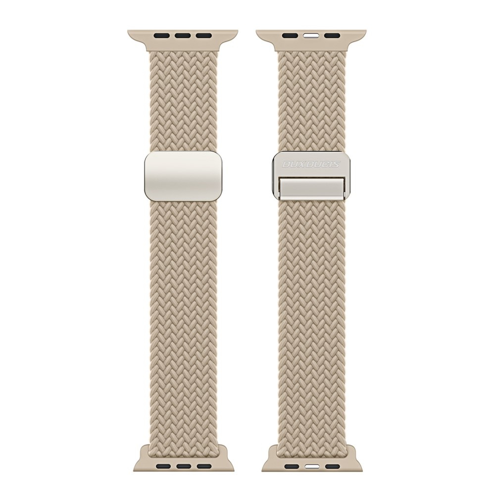 Apple Watch beige DUX DUCIS Braided Nylon apyrankė 38/40/41/42 mm 3