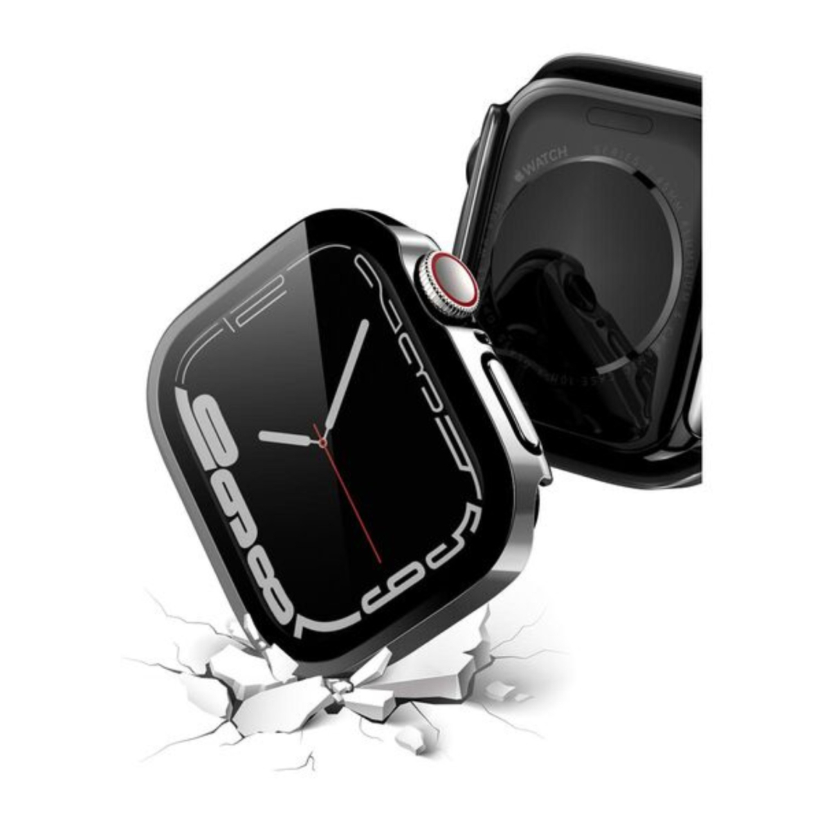 Apple Watch 10 dėklas DUX DUCIS Hamo black 46mm 1