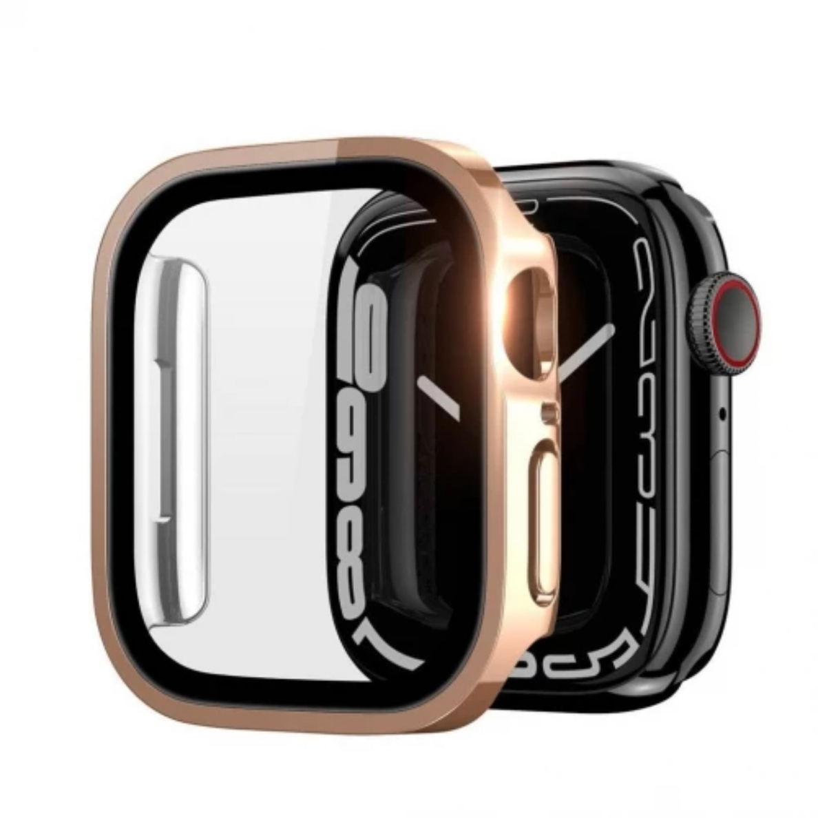 Apple Watch 7/8/9 apsauginis dėklas DUX DUCIS Hamo rose gold 41mm