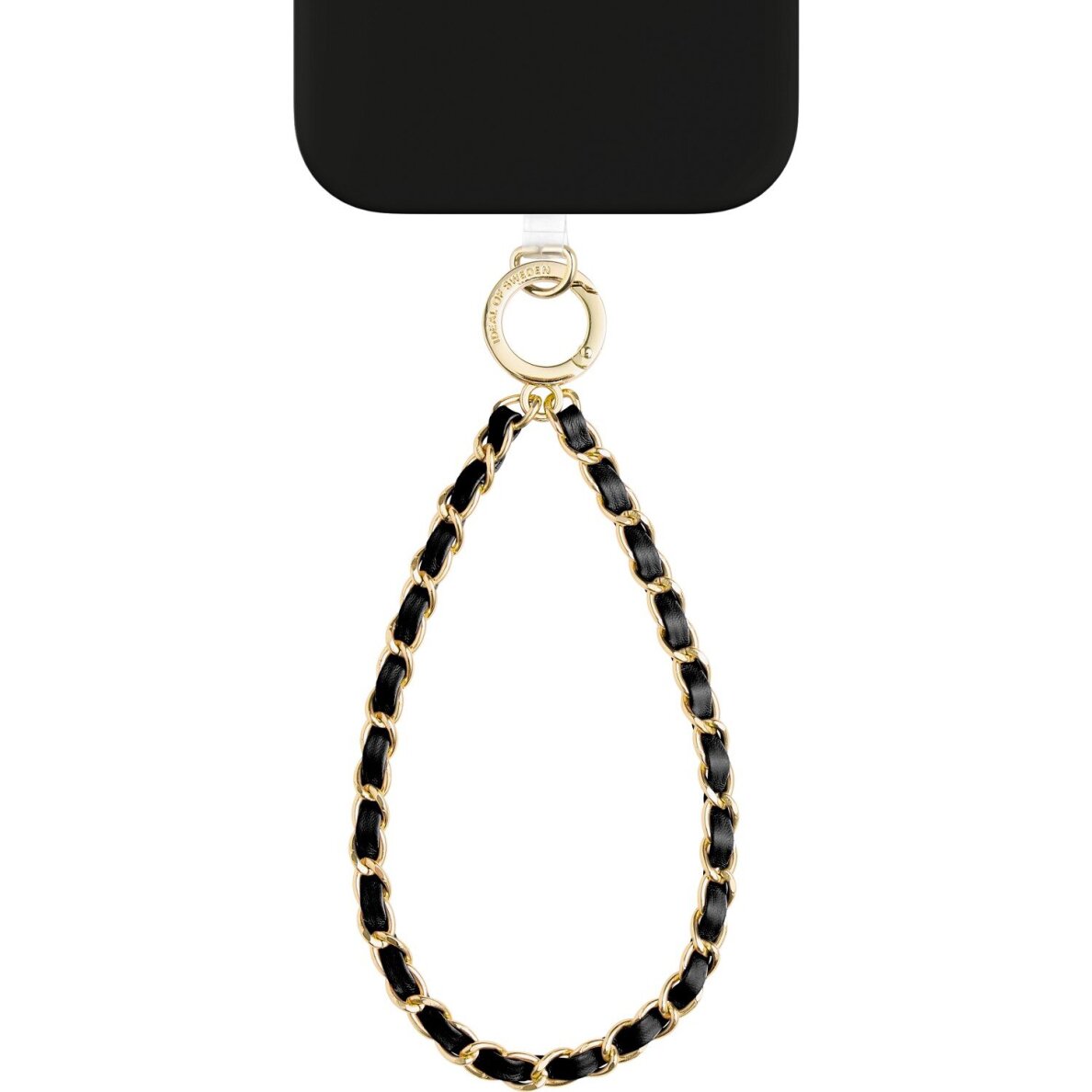Apyrankė telefonui iDeal Of Sweden Wristlet Strap Noir Gold