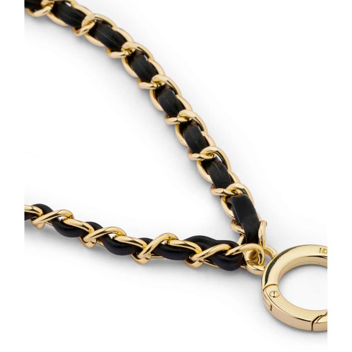 Apyrankė telefonui iDeal Of Sweden Wristlet Strap Noir Gold 5