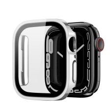 Apple Watch 7/8/9 apsauginis dėklas DUX DUCIS Hamo silver 41mm