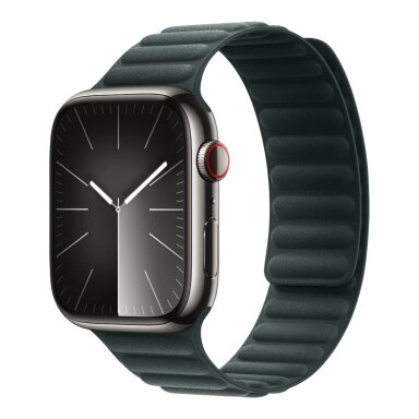 Apyrankė DEVIA Deluxe Fiber Magnetic Apple Watch Dark Green 42/44/45/46/49mm