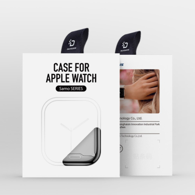 Apple Watch 4/5/6/SE/SE 2022 apsauginis dėklas 44mm DUX DUCIS silikoninis 1