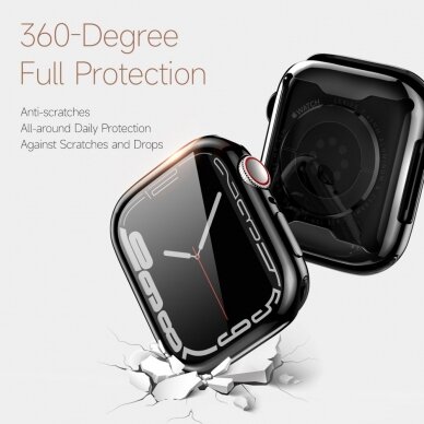 Apple Watch 4/5/6/SE/SE 2022 apsauginis dėklas 44mm DUX DUCIS silikoninis 5
