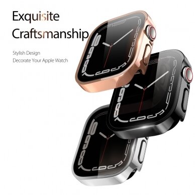 Apple Watch 7/8/9 apsauginis dėklas DUX DUCIS Hamo black 41mm 2
