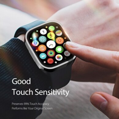 Apple Watch 7/8/9 apsauginis dėklas DUX DUCIS Hamo black 41mm 6