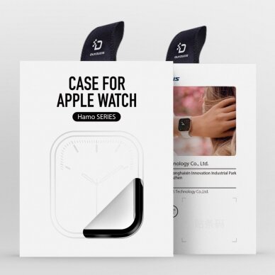 Apple Watch 7/8/9 apsauginis dėklas DUX DUCIS Hamo black 41mm 8