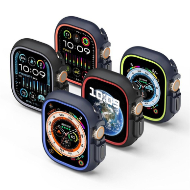 Apple Watch Ultra / Ultra 2 dėklas DUX DUCIS Hamo silver 49mm 12