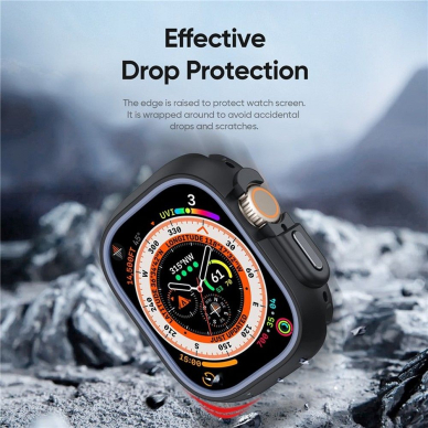 Apple Watch Ultra / Ultra 2 dėklas DUX DUCIS Hamo silver 49mm 8