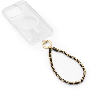 Apyrankė telefonui iDeal Of Sweden Wristlet Strap Noir Gold 3
