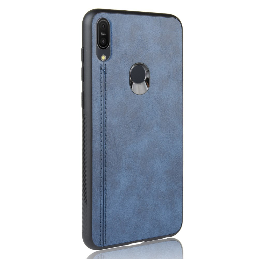 ASUS ZENFONE MAX PRO M1 mėlyna Leather Vintage nugarėlė 3