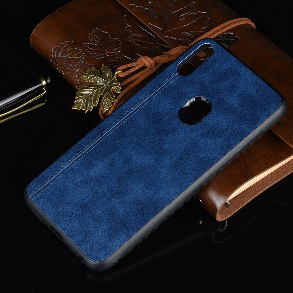 ASUS ZENFONE MAX PRO M1 mėlyna Leather Vintage nugarėlė 5