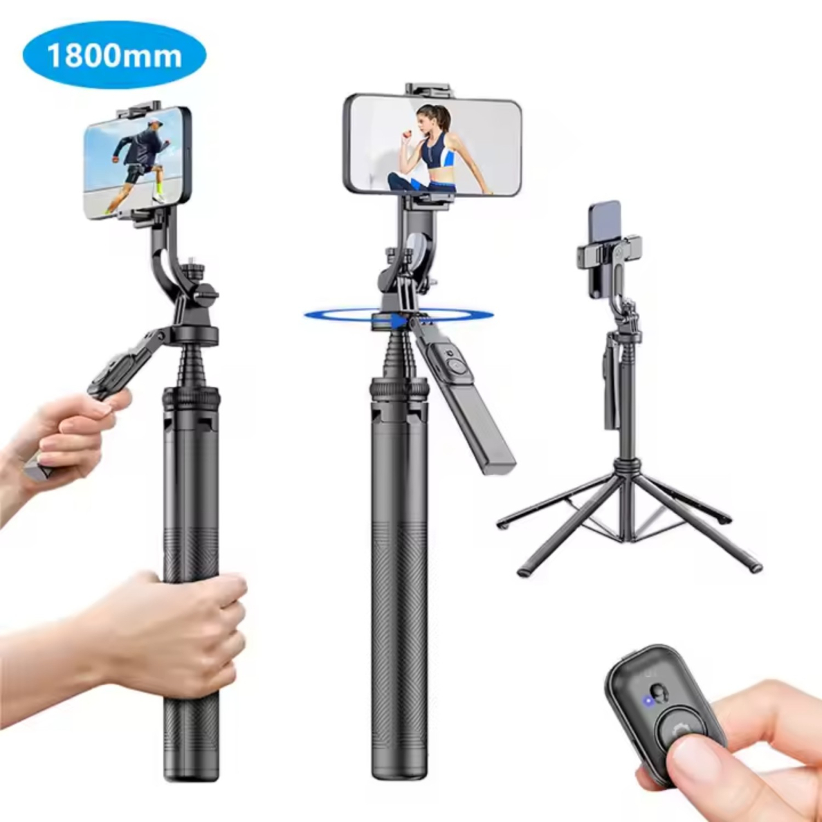 Asmenlazdė-stovas bluetooth LONG C18 60230 4