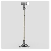 Asmenlazdė-stovas bluetooth juodas Devia su apšvietimu 2 Asmenlazdė-stovas bluetooth juodas Devia su apšvietimu 2