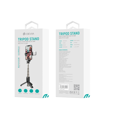 Asmenlazdė-stovas bluetooth juodas Devia su apšvietimu 1