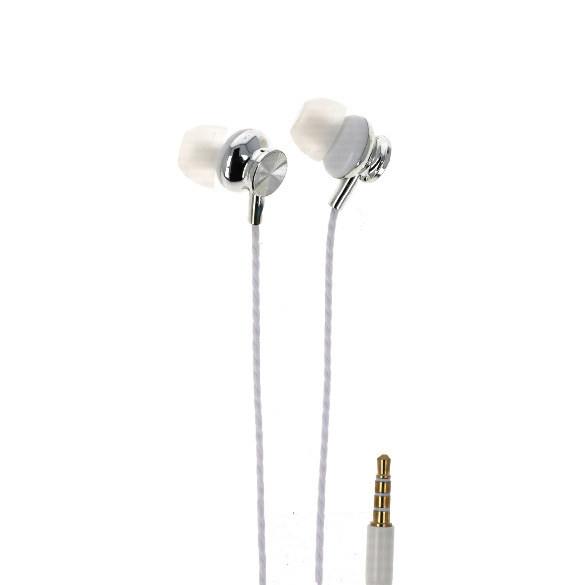 Ausinės su mikrofonu sidabro spalvos SOYT ST-1030