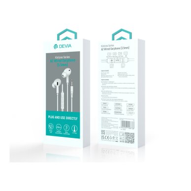 Ausinės su mikrofonu DEVIA Kintone Series A2 3.5mm 2 Ausinės su mikrofonu DEVIA Kintone Series A2 3.5mm 2