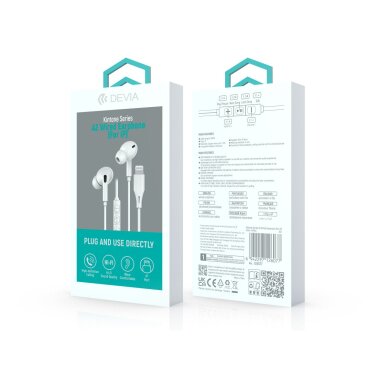 Ausinės su mikrofonu DEVIA Kintone Series A2 Lightning 1