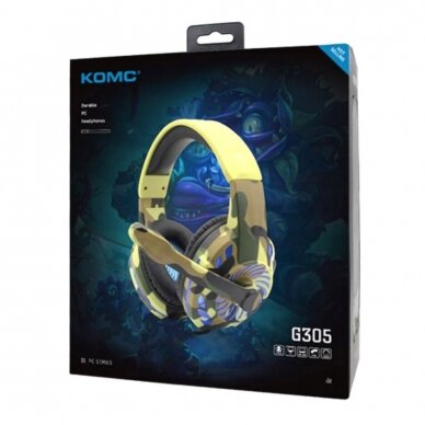 Ausinės su mikrofonu KOMC NR3 G305 30193 1