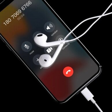 Ausinės su mikrofonu Lightning EARPODS DEVIA 2
