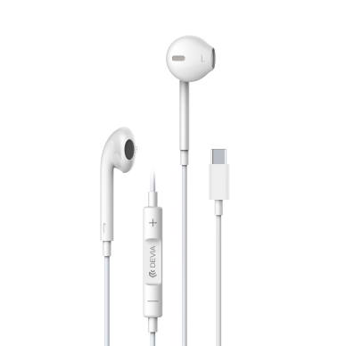 Ausinės su mikrofonu TYPE C SMART WIRED DIGITAL DEVIA Ausinės su mikrofonu TYPE C SMART WIRED DIGITAL DEVIA