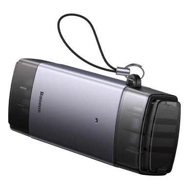 Baseus atminties kortelių skaitytuvas pilkas USB-A & Type-C to SD/TF WKQXO60013 8 Baseus atminties kortelių skaitytuvas pilkas USB-A & Type-C to SD/TF WKQXO60013 8