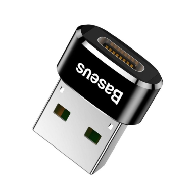 BASEUS TYPE-C juodas USB adapteris CAAOTG-01 1