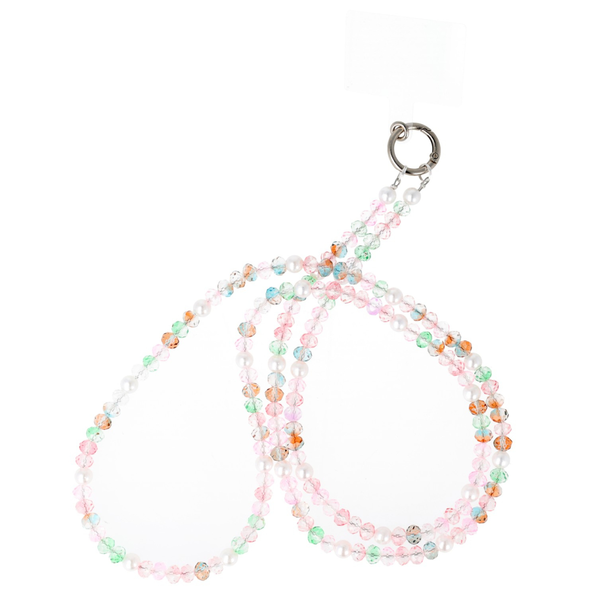 Beaded Chain Phone Wristlet Strap Long