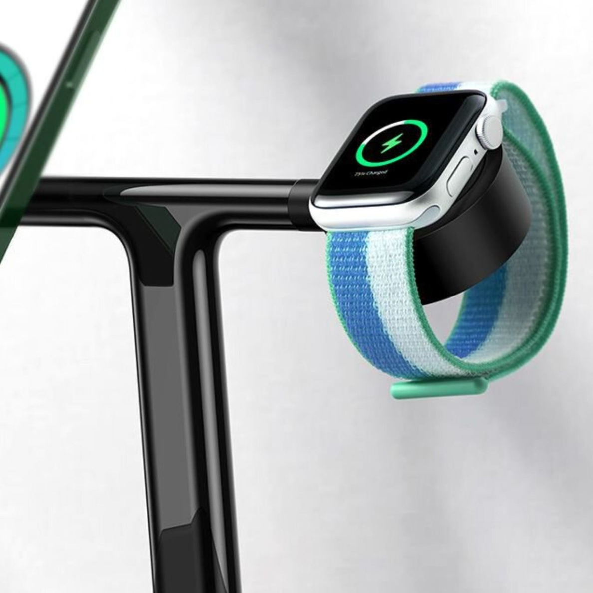 Belaidė įkrovimo stotelė 3 in 1 (iPhone/Watch/AirPods) juodas WXTE000101 BASEUS 3 Belaidė įkrovimo stotelė 3 in 1 (iPhone/Watch/AirPods) juodas WXTE000101 BASEUS 3