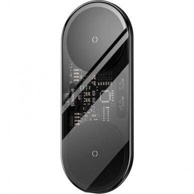 Belaidė įkrovimo stotelė Baseus Digital LED Display 20W WXSX010101 black 2