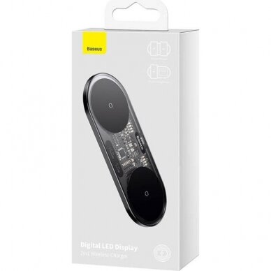 Belaidė įkrovimo stotelė Baseus Digital LED Display 20W WXSX010101 black 6