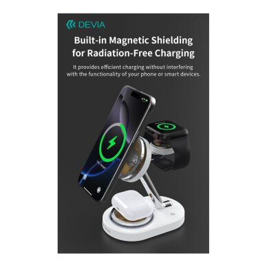 Belaidžio įkrovimo stotelė Devia Extreme 3 in 1 (iPhone/Watch/AirPods) 7