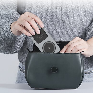 Belaidžio įkrovimo stotelė silver BLAVEC Unicharge 3 in 1 BQI-05 15W (iPhone/Watch/AirPods) BQI05-QIMS 6