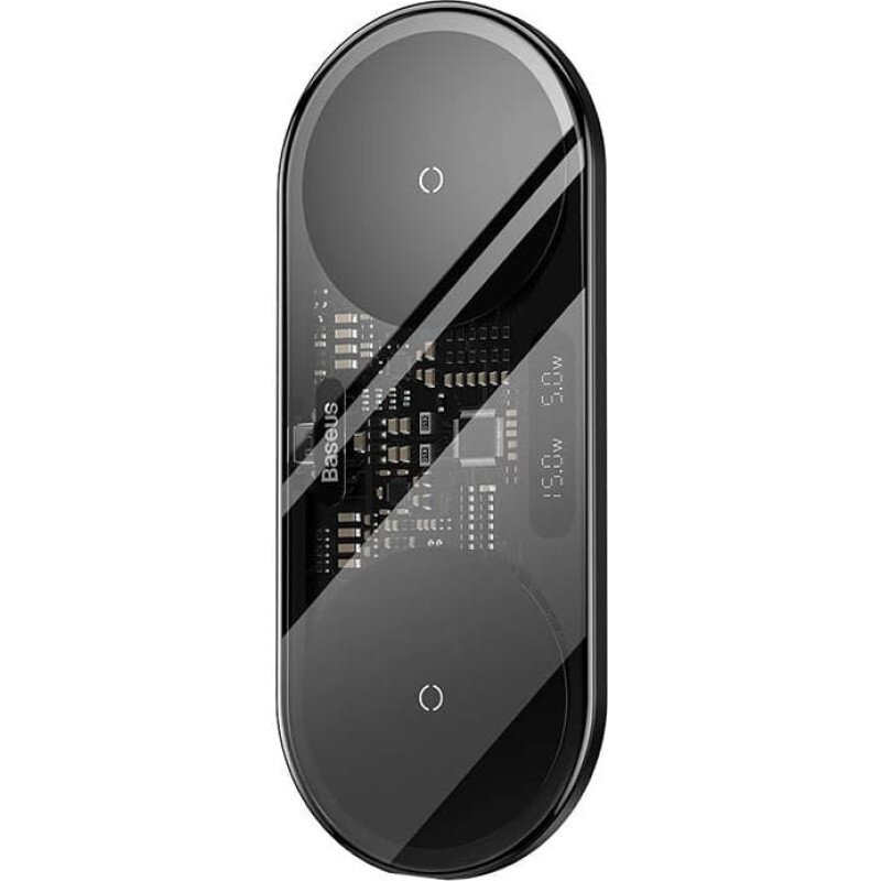 Belaidė įkrovimo stotelė Baseus Digital LED Display 20W WXSX010101 black 2 Belaidė įkrovimo stotelė Baseus Digital LED Display 20W WXSX010101 black 2