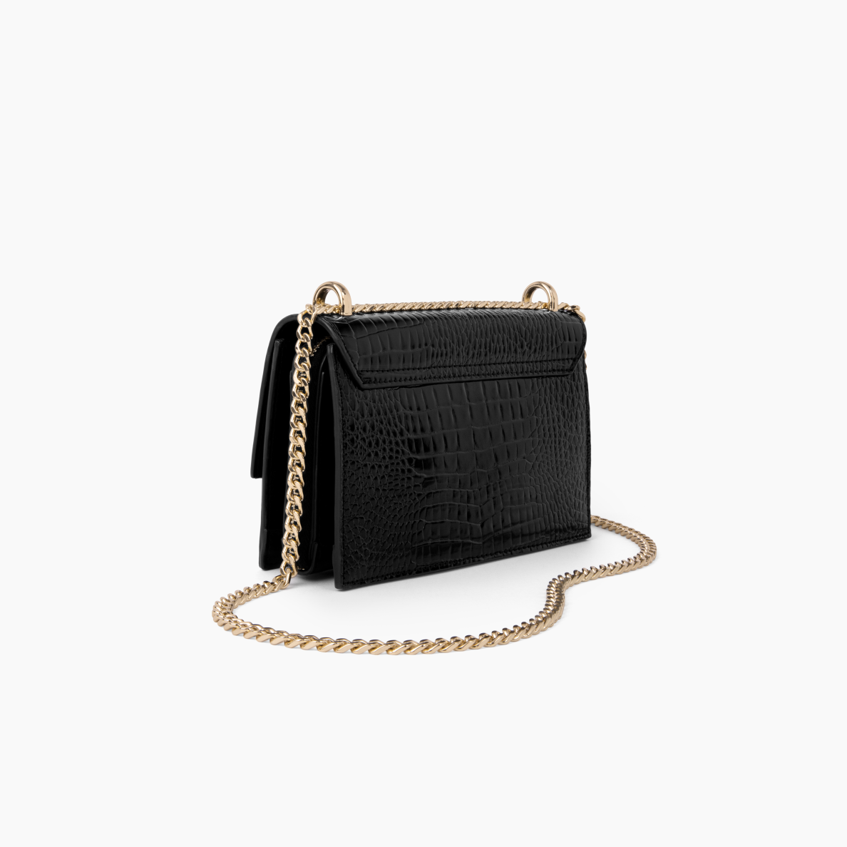 Billie Shoulder iDeal Of Sweden Bag Glossy Black Croco 2 Billie Shoulder iDeal Of Sweden Bag Glossy Black Croco 2