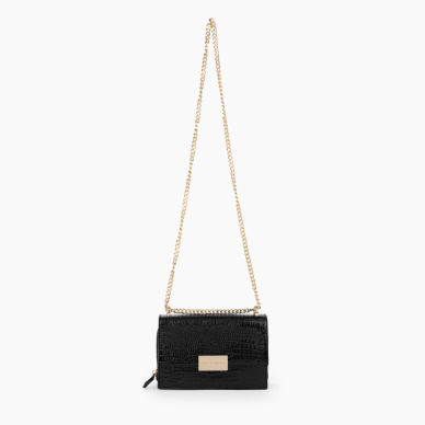 Billie Shoulder iDeal Of Sweden Bag Glossy Black Croco 1