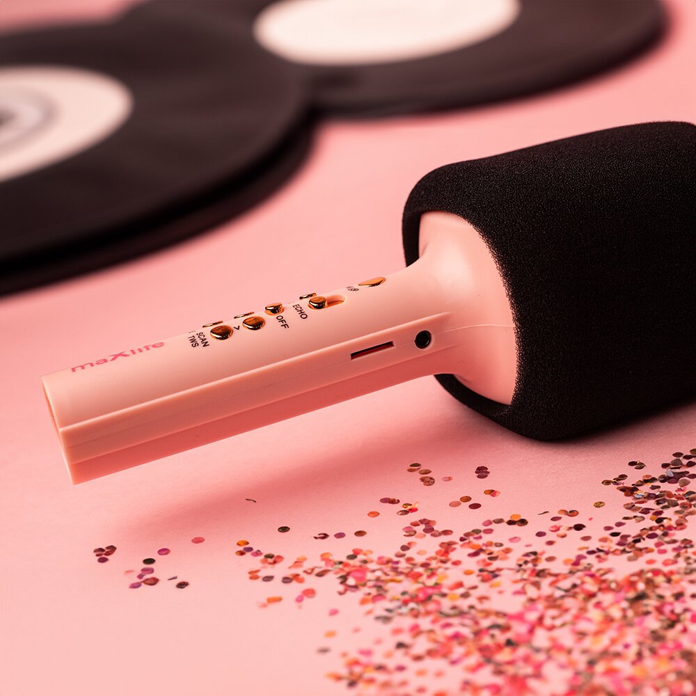 Bluetooth garsiakalbis-mikrofonas pink MAXLIFE MXBM-600 4